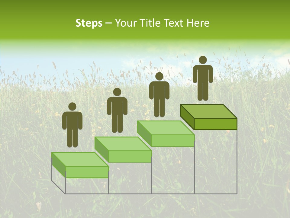 Land Blue Green PowerPoint Template