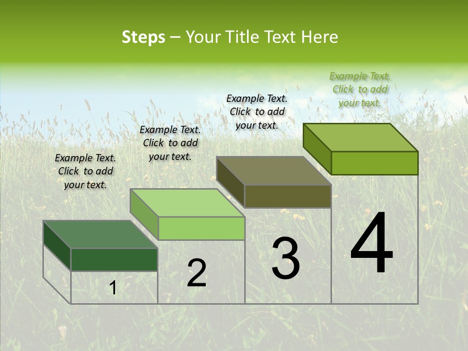 Land Blue Green PowerPoint Template