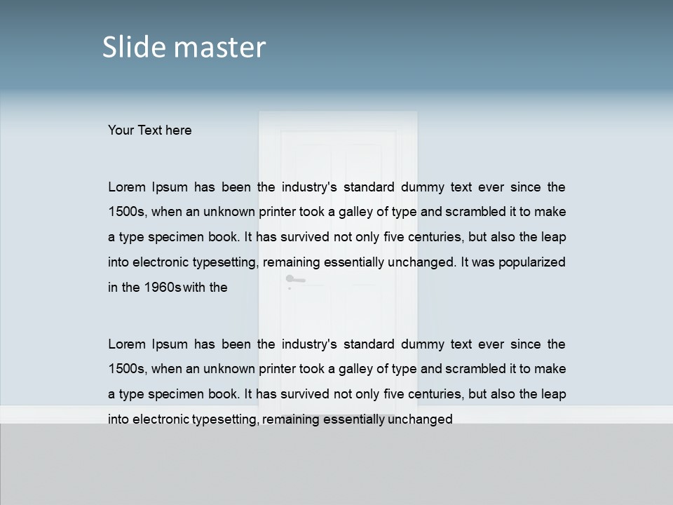 Ideas Frame Handle PowerPoint Template