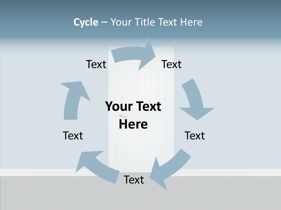 Ideas Frame Handle PowerPoint Template