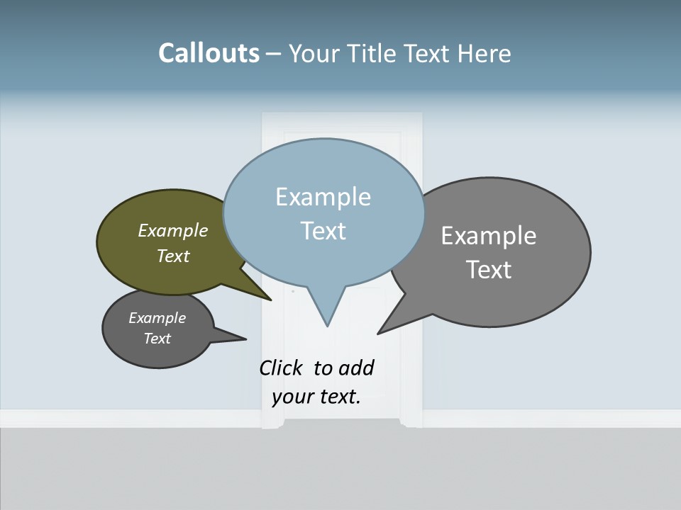 Ideas Frame Handle PowerPoint Template