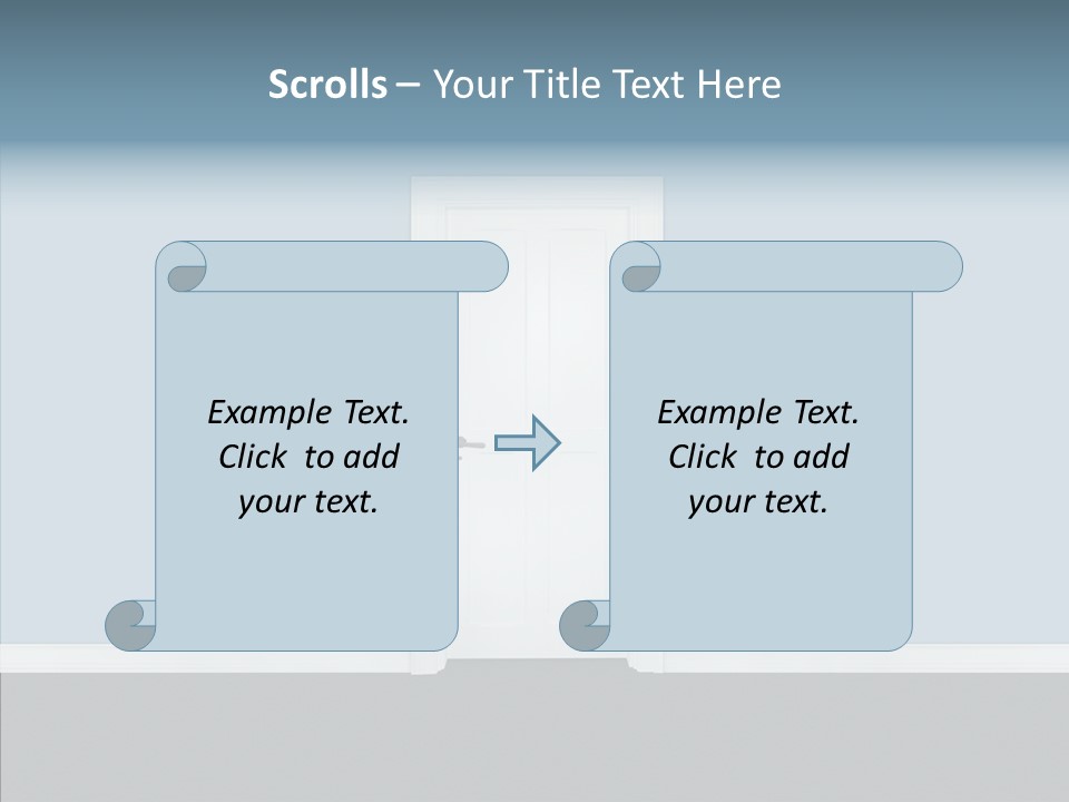 Ideas Frame Handle PowerPoint Template