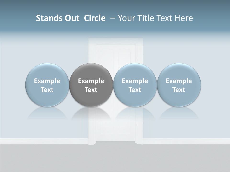 Ideas Frame Handle PowerPoint Template
