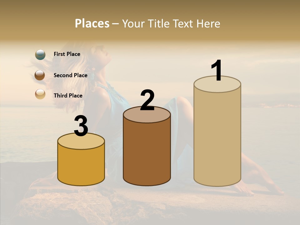 Wind Sea Sunset PowerPoint Template