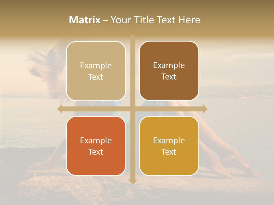 Wind Sea Sunset PowerPoint Template