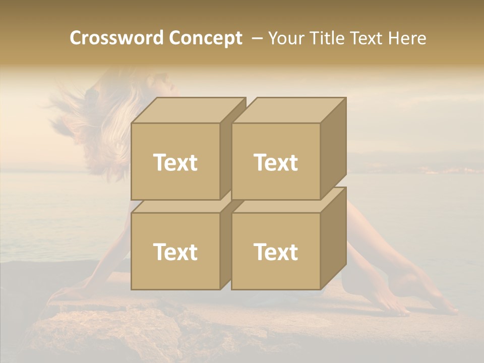 Wind Sea Sunset PowerPoint Template