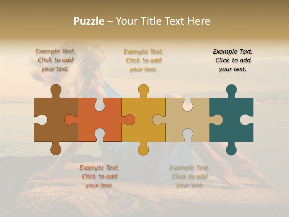 Wind Sea Sunset PowerPoint Template