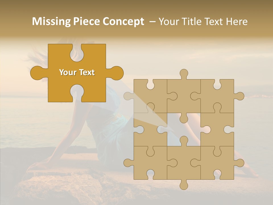 Wind Sea Sunset PowerPoint Template