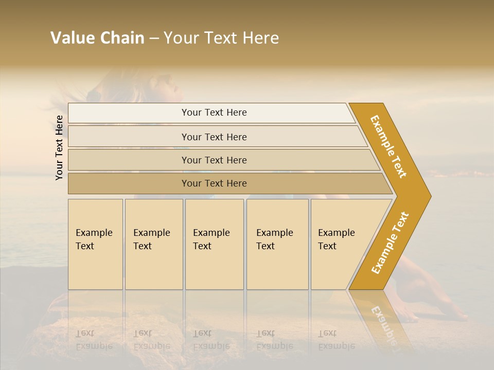 Wind Sea Sunset PowerPoint Template