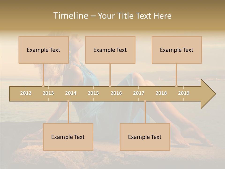 Wind Sea Sunset PowerPoint Template