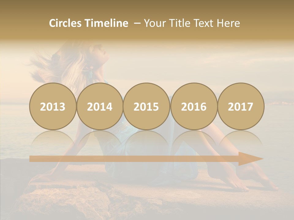 Wind Sea Sunset PowerPoint Template