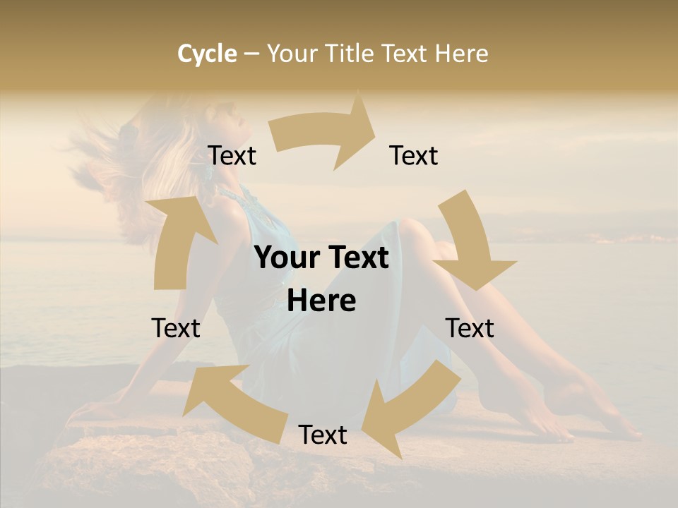 Wind Sea Sunset PowerPoint Template