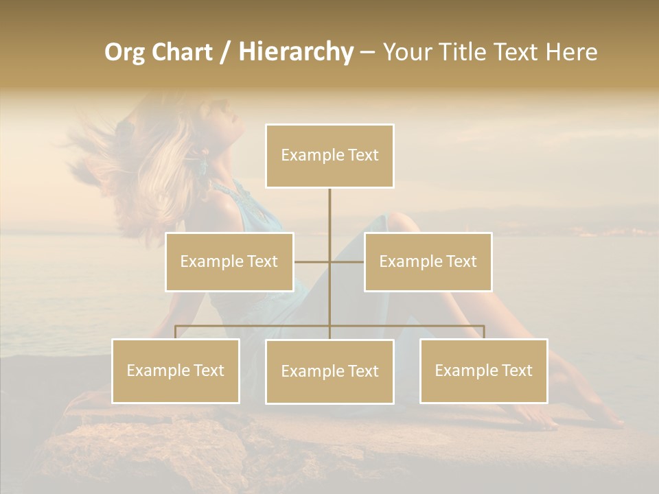 Wind Sea Sunset PowerPoint Template