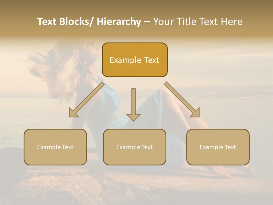 Wind Sea Sunset PowerPoint Template