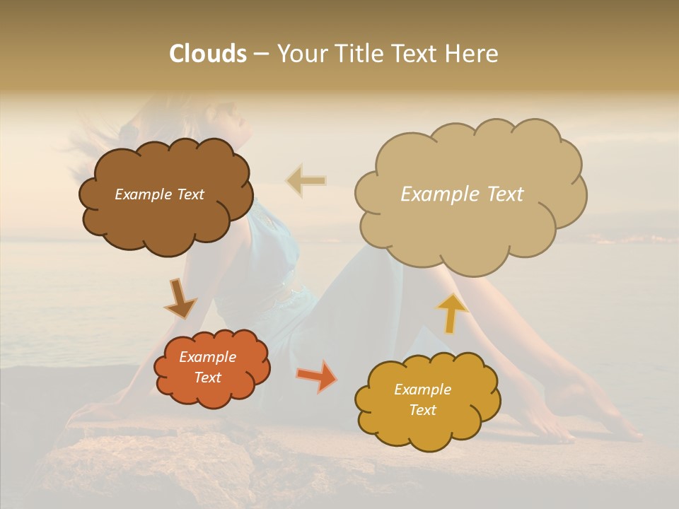 Wind Sea Sunset PowerPoint Template