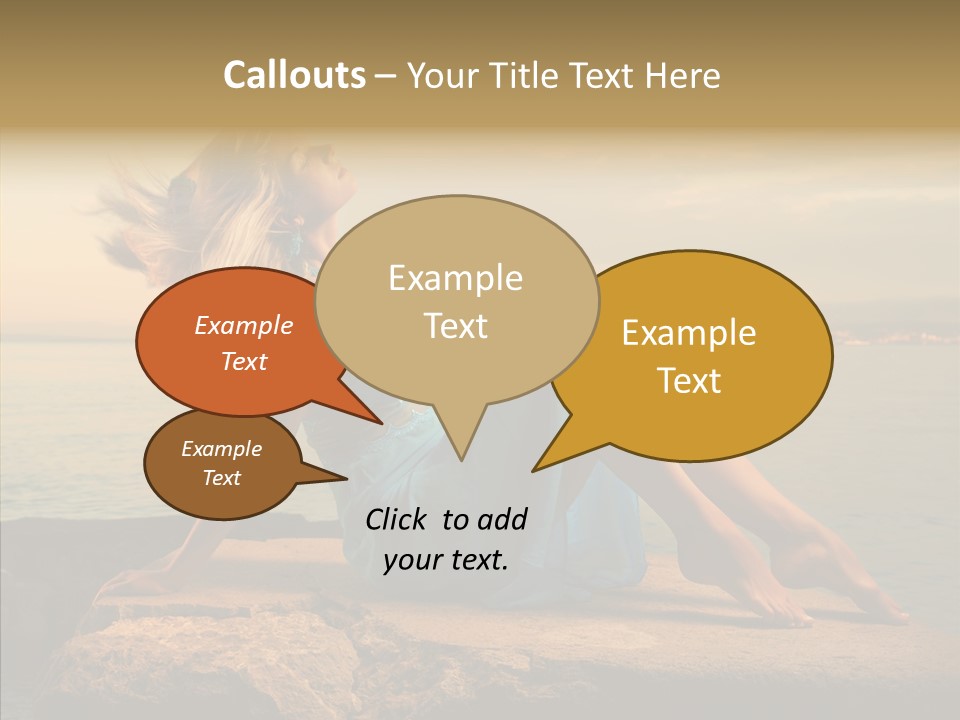 Wind Sea Sunset PowerPoint Template