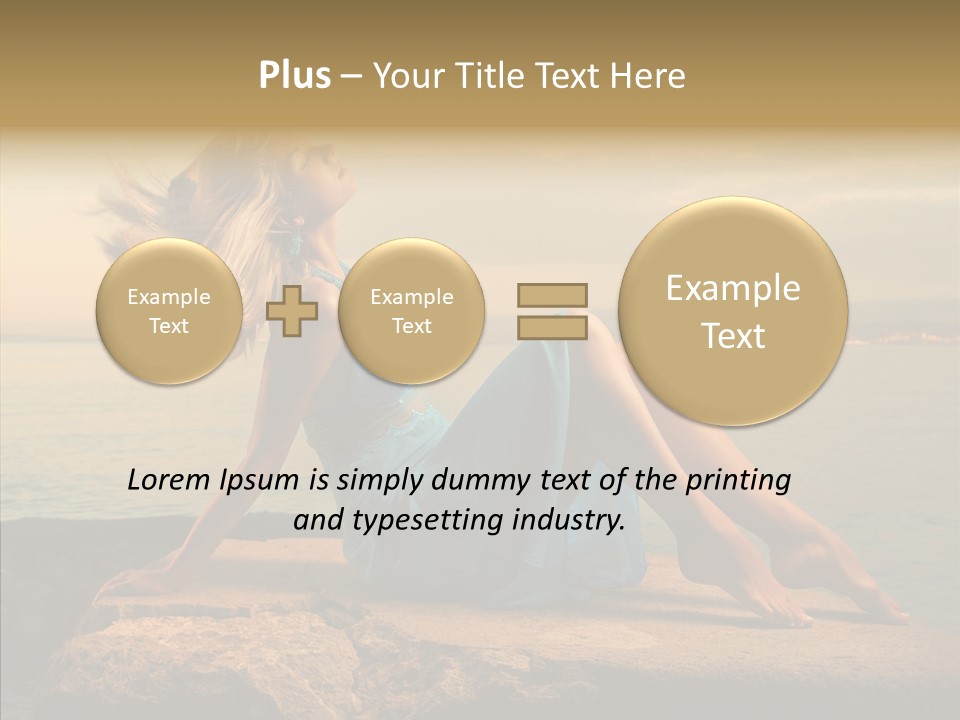 Wind Sea Sunset PowerPoint Template