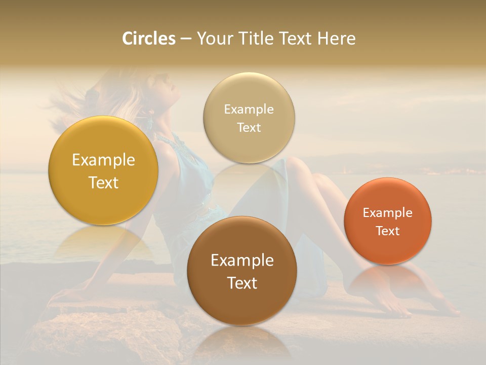 Wind Sea Sunset PowerPoint Template