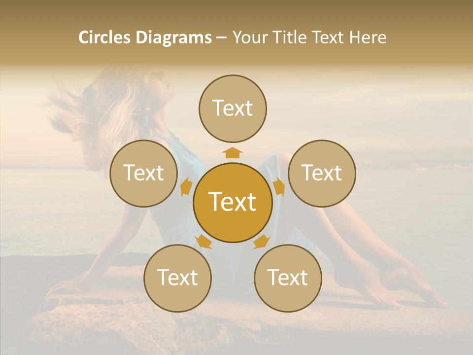 Wind Sea Sunset PowerPoint Template