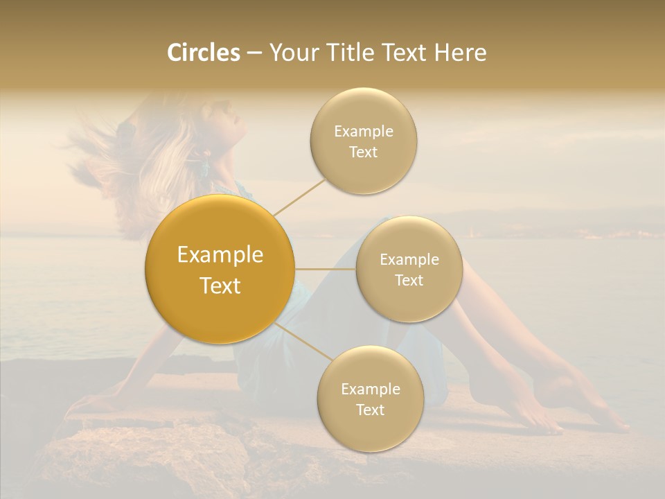 Wind Sea Sunset PowerPoint Template