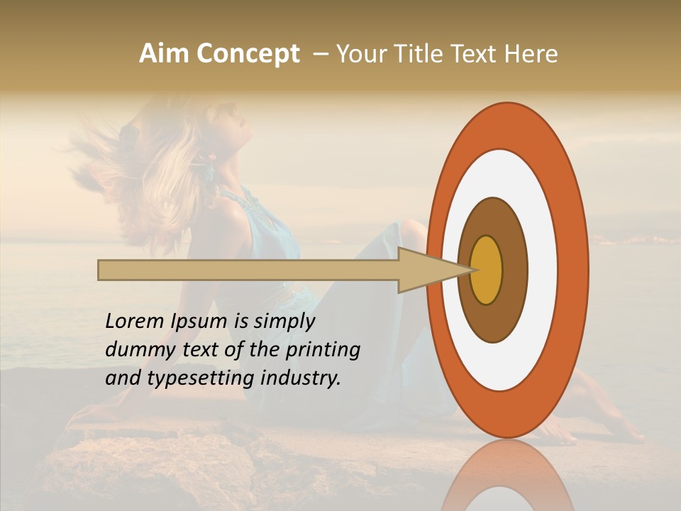 Wind Sea Sunset PowerPoint Template