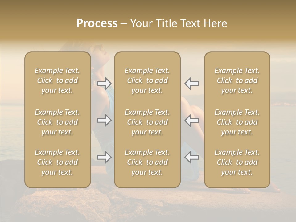 Wind Sea Sunset PowerPoint Template