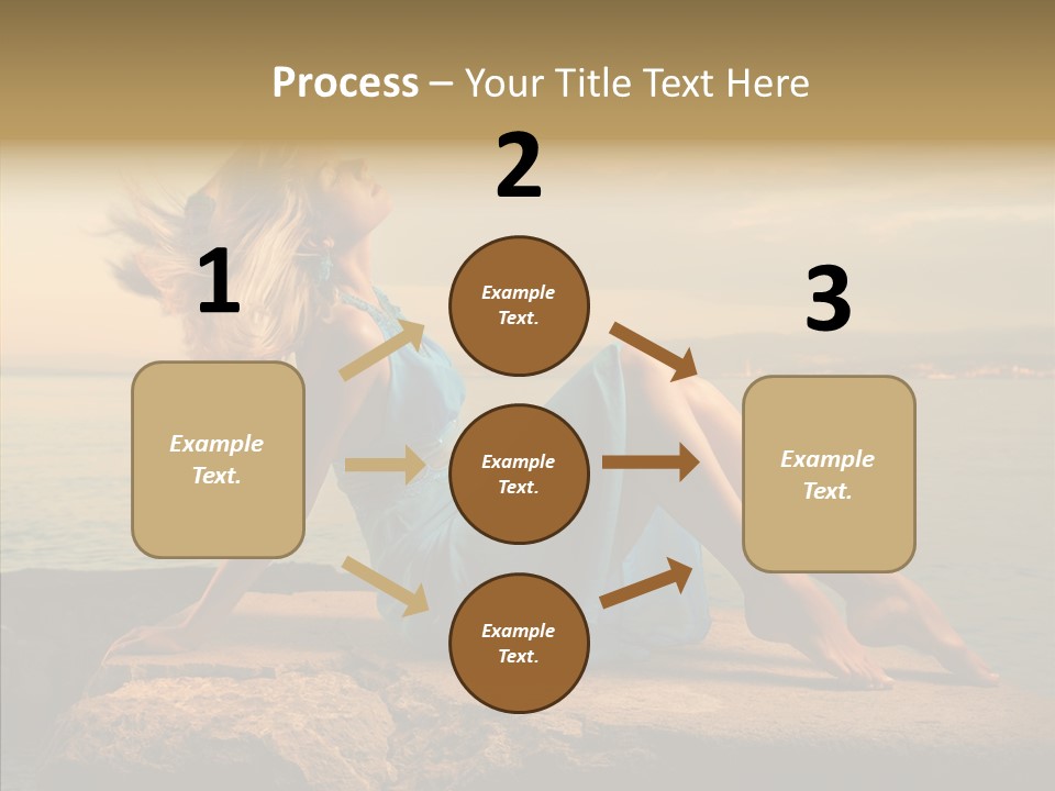 Wind Sea Sunset PowerPoint Template