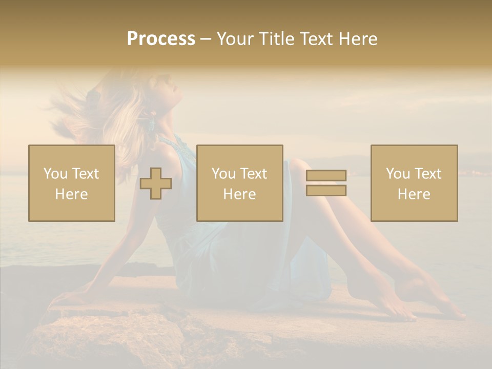 Wind Sea Sunset PowerPoint Template