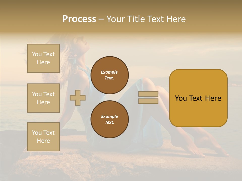 Wind Sea Sunset PowerPoint Template