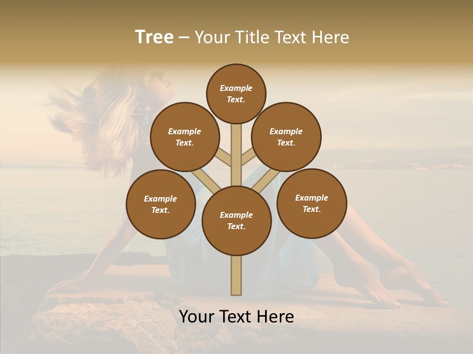 Wind Sea Sunset PowerPoint Template