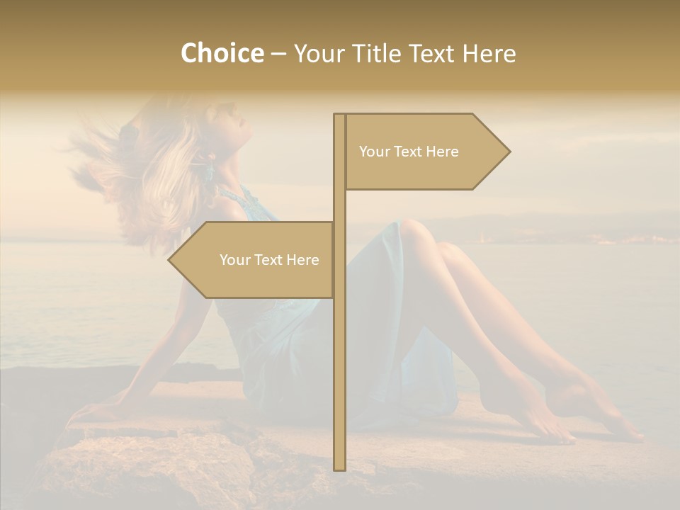 Wind Sea Sunset PowerPoint Template