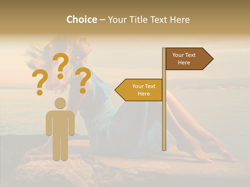 Wind Sea Sunset PowerPoint Template