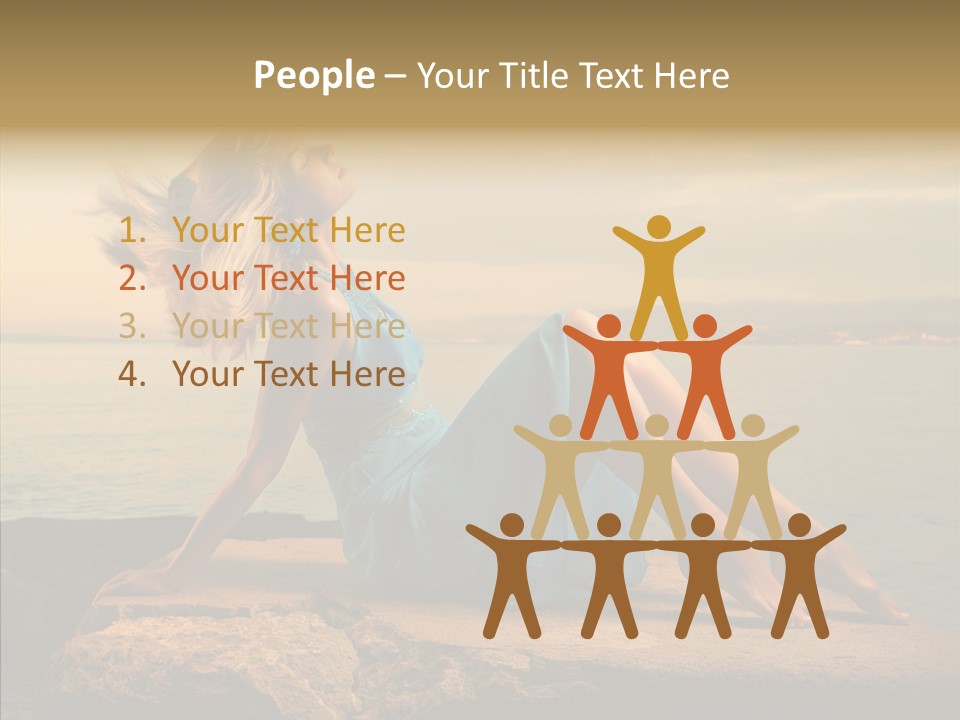 Wind Sea Sunset PowerPoint Template