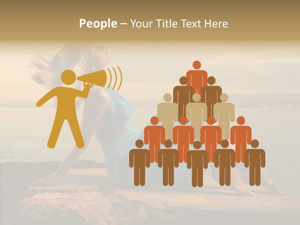 Wind Sea Sunset PowerPoint Template