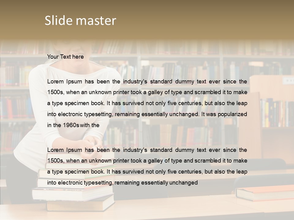 Academic Publishing Person PowerPoint Template