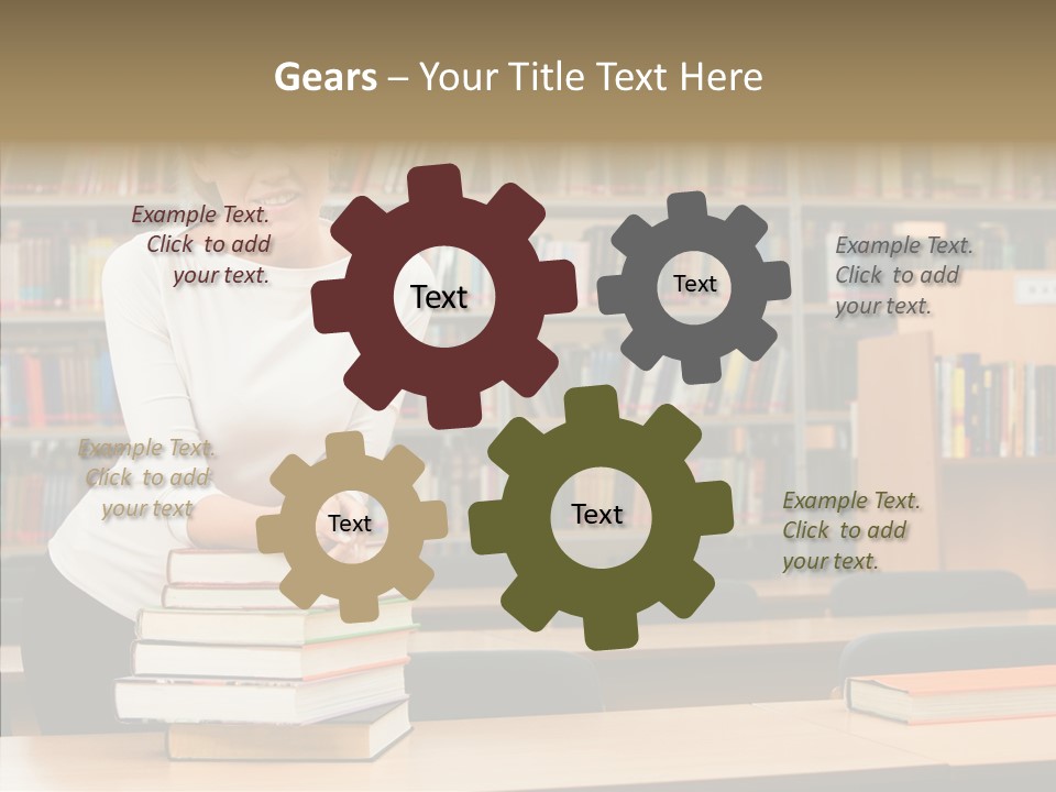 Academic Publishing Person PowerPoint Template