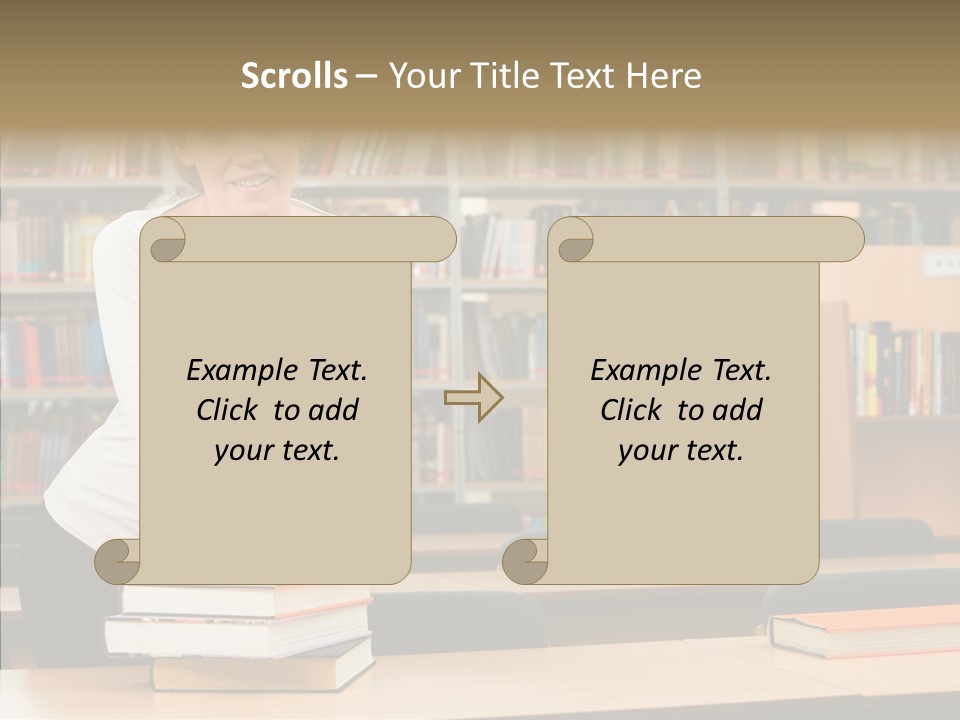 Academic Publishing Person PowerPoint Template