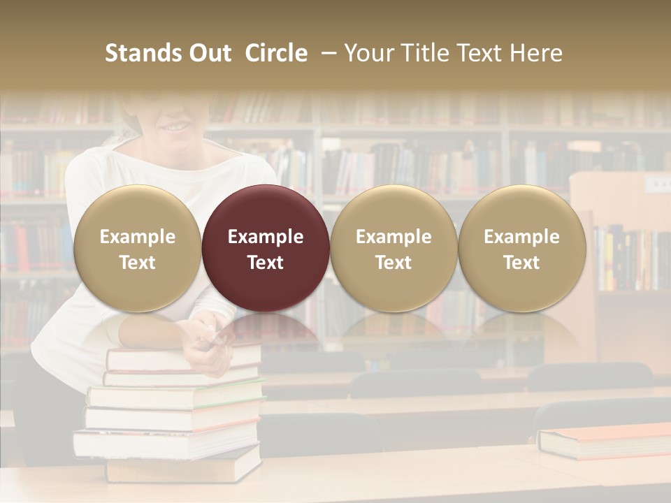 Academic Publishing Person PowerPoint Template