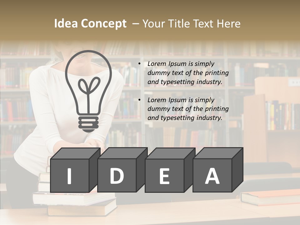 Academic Publishing Person PowerPoint Template