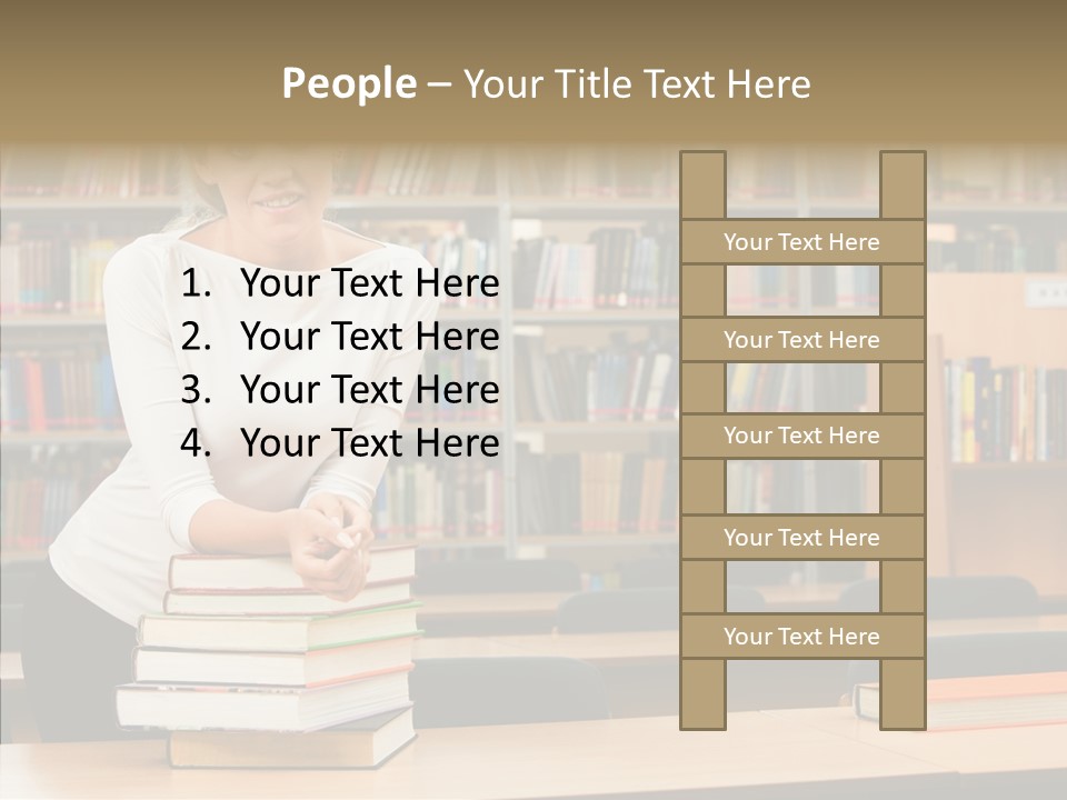 Academic Publishing Person PowerPoint Template