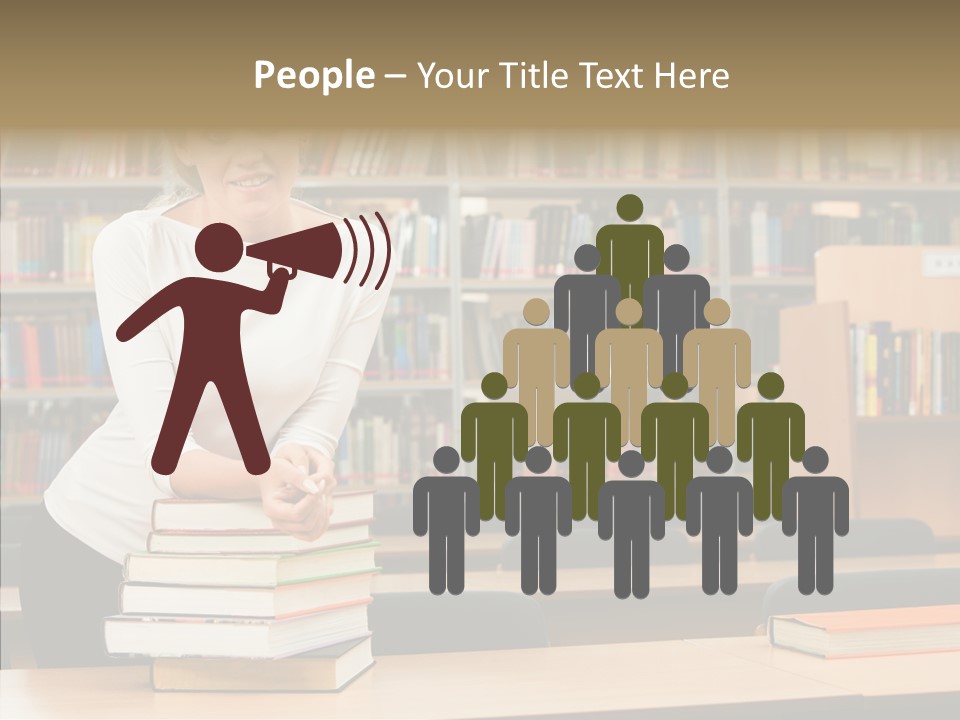 Academic Publishing Person PowerPoint Template