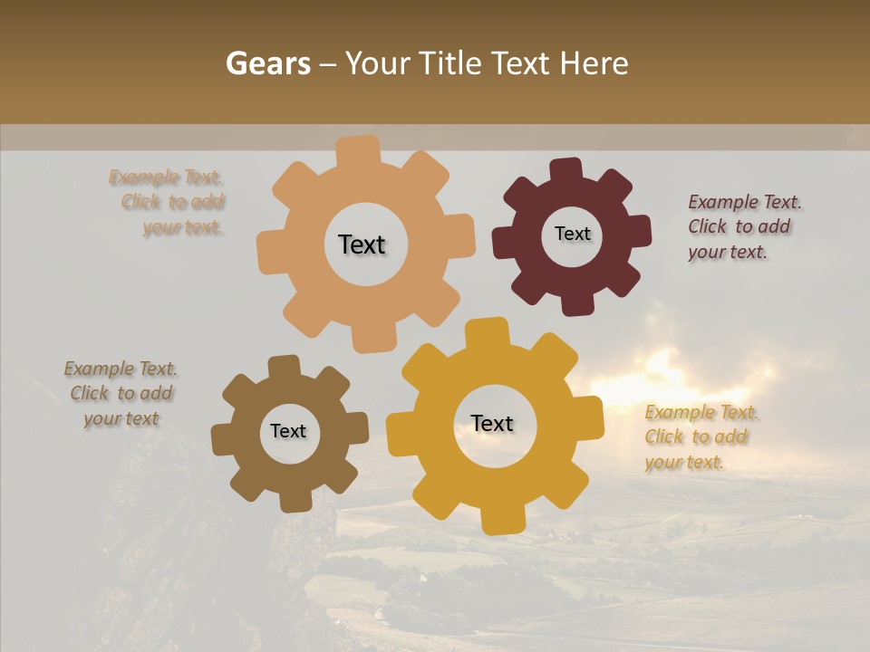 Destinations Storm Remote PowerPoint Template