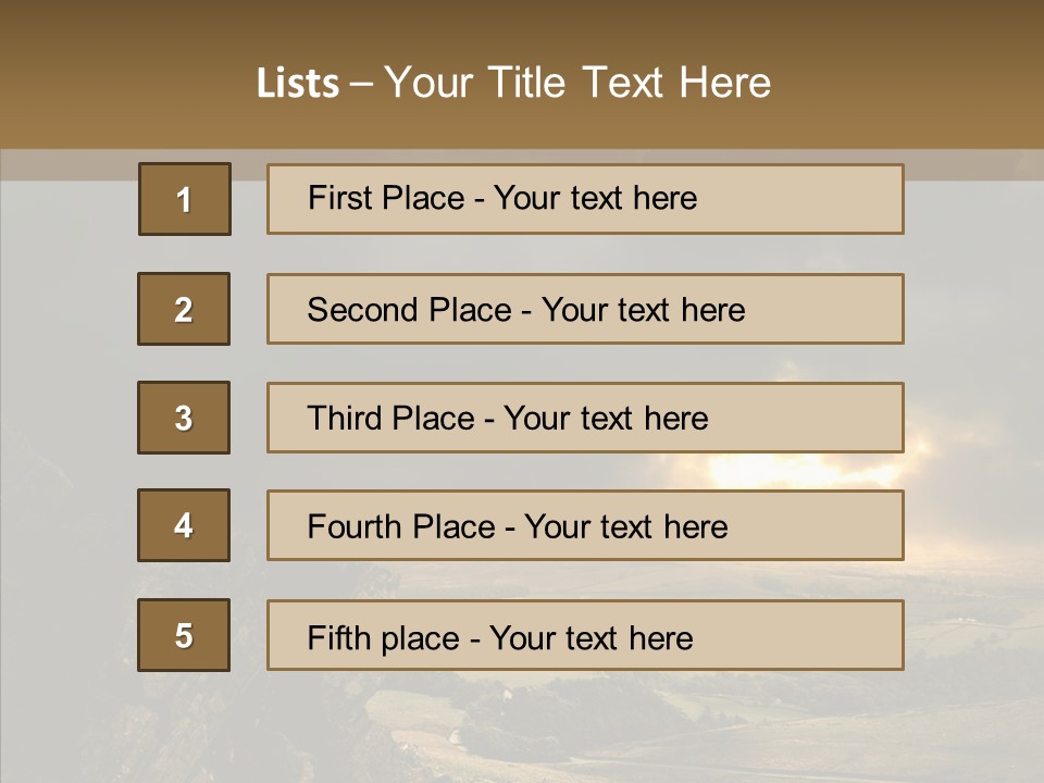 Destinations Storm Remote PowerPoint Template
