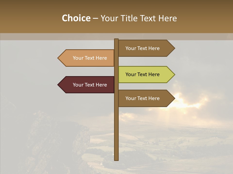 Destinations Storm Remote PowerPoint Template