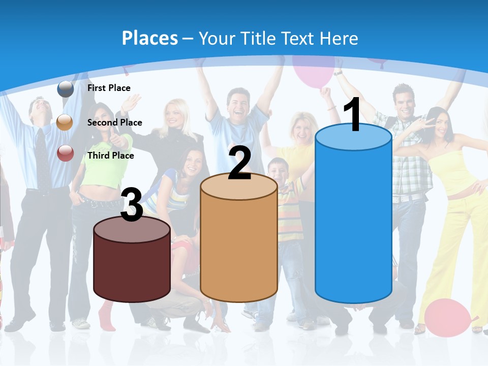 Party Balloon Colour PowerPoint Template