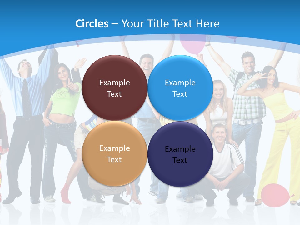 Party Balloon Colour PowerPoint Template