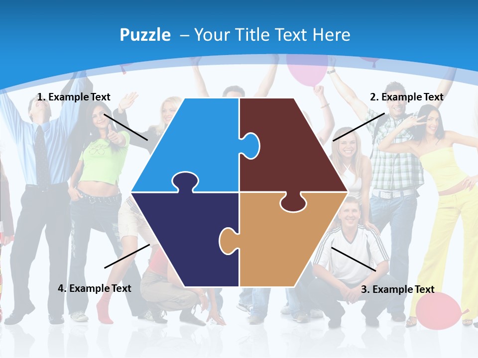 Party Balloon Colour PowerPoint Template