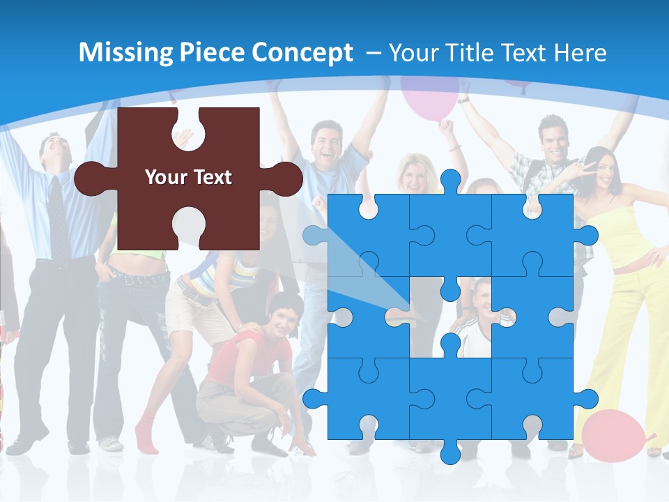 Party Balloon Colour PowerPoint Template