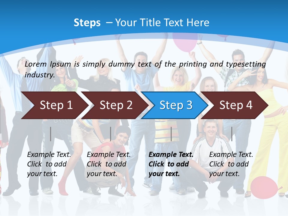 Party Balloon Colour PowerPoint Template