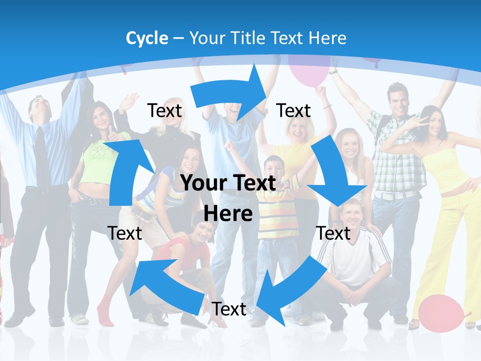 Party Balloon Colour PowerPoint Template